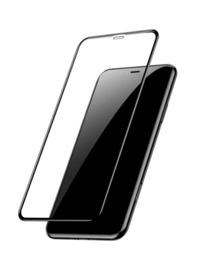 Buy Tempered Glass Screen Protector For Apple iPhone 11 Black/Clear in Egypt