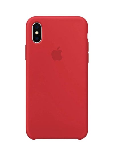 Buy Silicone Case Cover For Apple iPhone Xs Max Red in UAE