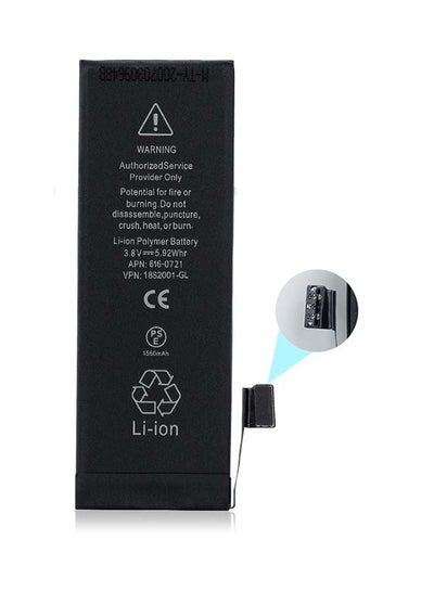 Buy 1560.0 mAh Replacement Battery For Apple iPhone 5s/5c Black in UAE