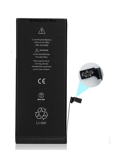 Buy 2915.0 mAh Replacement Battery For Apple iPhone 6 Plus Black in UAE