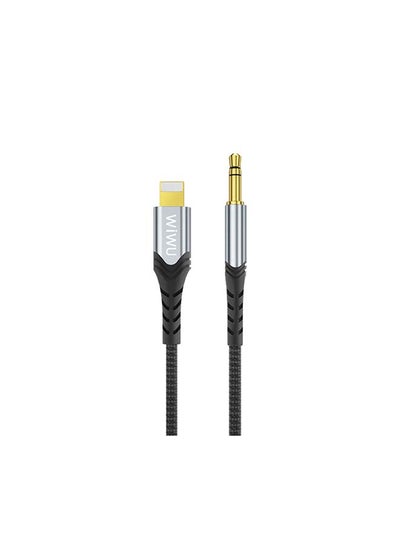 Buy 3.5mm Audio Stereo Cable To Lightning Black in Egypt