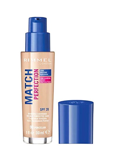 Buy Match Perfection Moisturizing Foundation 30 ml Porcelain 90 in UAE