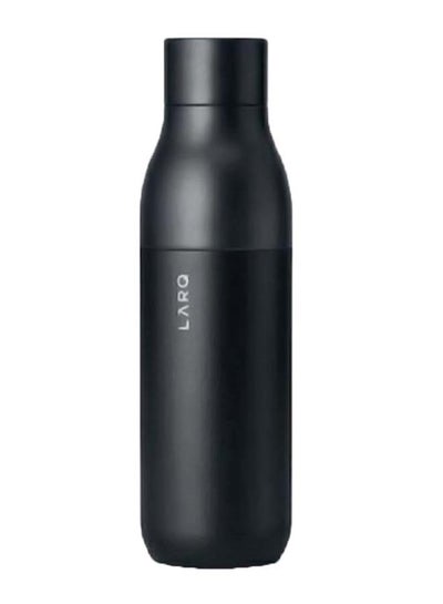 Buy Self Cleaning USB Rechargeable Water Bottle Obsidian Black in UAE