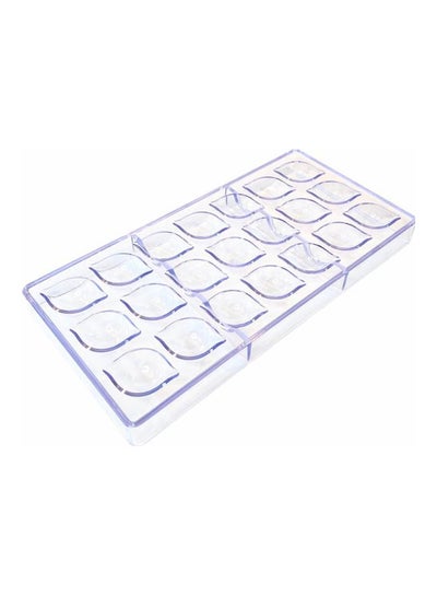 Buy Leaf Shaped Mould Clear 13x2x27cm in Saudi Arabia