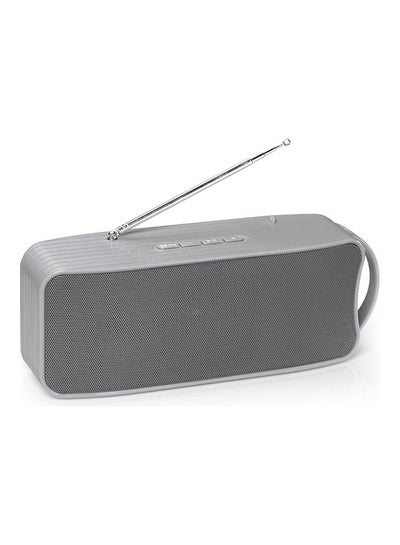 Buy Portable Bluetooth Speaker LU-VQ9-63 Grey in Saudi Arabia