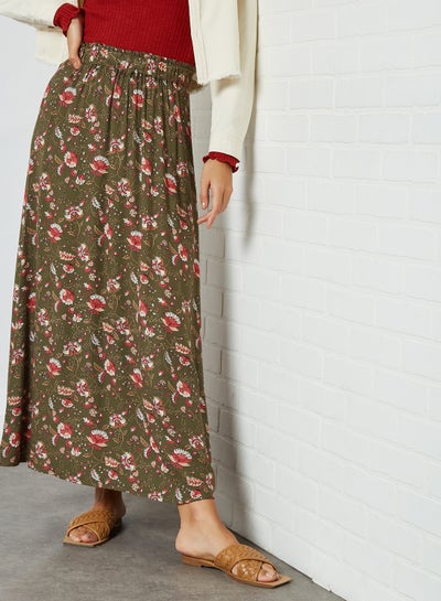 Buy Bellis Floral Print Skirt Kalamata in Saudi Arabia