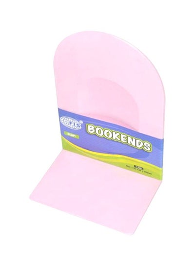 Buy Pack Of 2 Plastic Bookend Pink in UAE