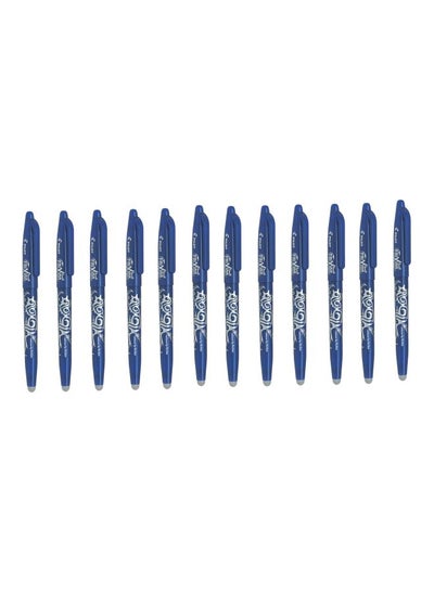اشتري طقم أقلام قابلة للمسح من فريكسيون 12 قطعة أزرق في الامارات