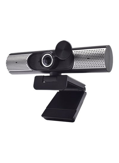 Buy Webcam Full HD 1080P Camera Manually Focus Built-in Microphone And Speakers Black in Saudi Arabia