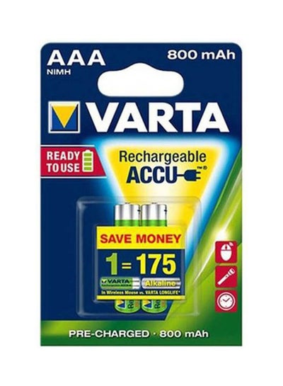 Buy Varta Aaa 800 Mah Rechargeable Batteries Green in Egypt