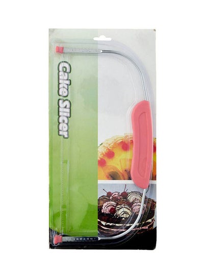 Buy Stainless Steel Cake Slicer With Plastic Handle, 32.5 X 16 X 1.5 Cm Multicolour 32.5 X 16 X 1.5cm in Egypt