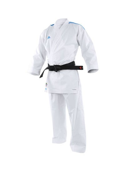 Buy AdiZero Karate Uniform - White/Blue, 145cm 145cm in UAE