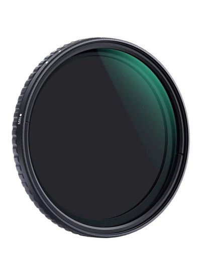 Buy Ultra-thin Adjustable Variable Neutral Density ND2-ND32 Filter Black in Saudi Arabia