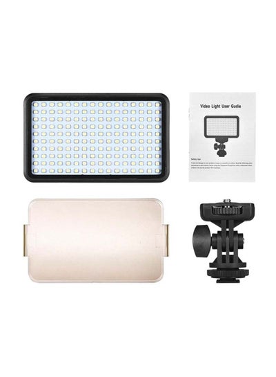 Buy Andoer PAD160 LED Video Light 6000K Dimmable Fill Light Continuous Light Panel 12W CRI90+ with Camera Mount and CT Filter for DSLR ILDC Cameras Light Stand for Small Product Portrait Photography Black/White in Saudi Arabia