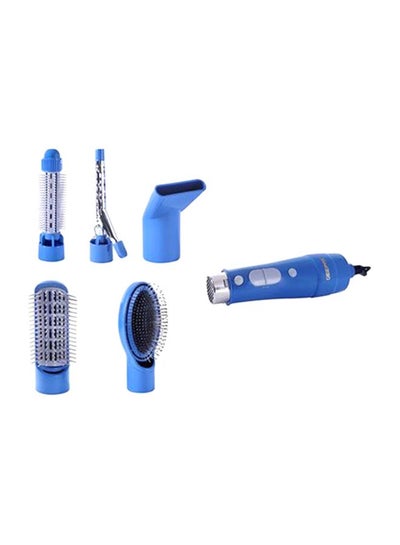 Buy 6-In-1 Hair Styler Blue 34.81 cmx 27.21 cmx 7.4cm in UAE