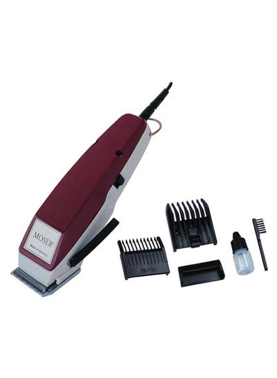 Classic 1400 Professional Hair Clipper Kit Red/Black/Grey price in UAE, Noon UAE