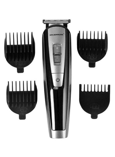 Buy 4 In 1 Rechargable Hair Trimmer Kit Silver/Black in UAE