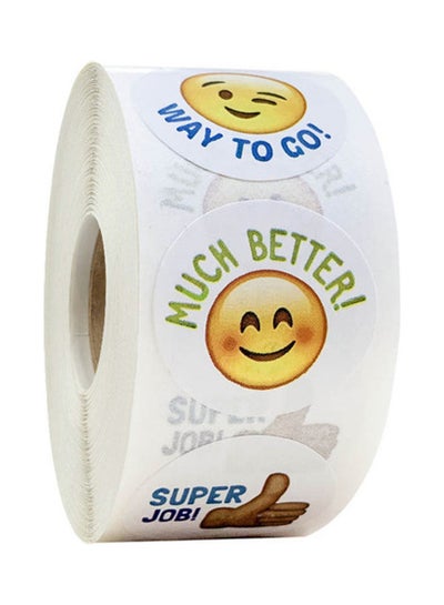 Buy Round Shape Sticker Roll Multicolour in Saudi Arabia