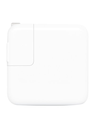 Buy USB-C 30W 2 Pin Power Adapter White in UAE