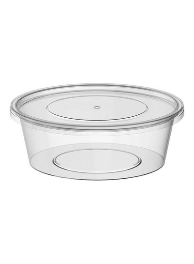 Buy 250-Piece Microwave Food Container Clear 250ml in UAE