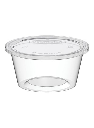 Buy 50-Piece Plastic Portion Cups Clear in Saudi Arabia