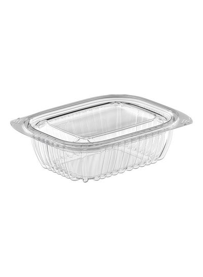Buy 50-Piece Food Take Away Container with Lid Clear in UAE