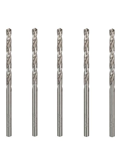 اشتري 10-Piece Metal Drill Bits HSS-G Set فضي 5 ملليمتر في مصر