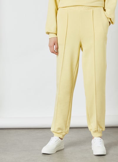 Buy Now - Plain Sweatpants Yellow with 