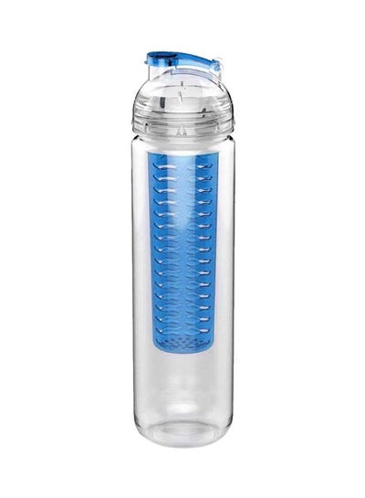 Buy Leak Proof Infuser Bottle Clear/Blue in UAE