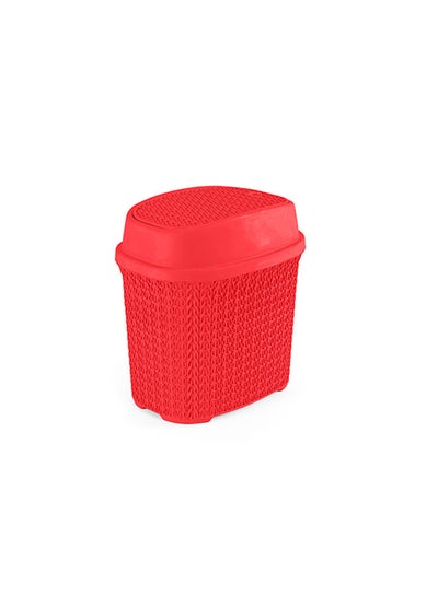 Buy Trash Swing Bin Palm Red in Egypt