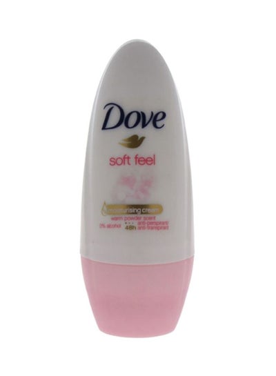 Buy Soft Feel Anti-Perpirant Roll-On Deodorant White/Pink 50ml in Saudi Arabia