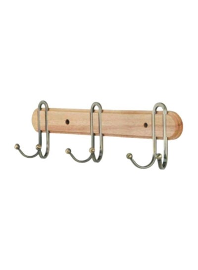 Buy Wall Hanger Hook Brown/Silver in Saudi Arabia