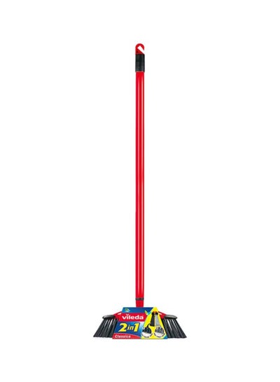 اشتري Indoor Floor Cleaning Broom أحمر وأسود في الامارات