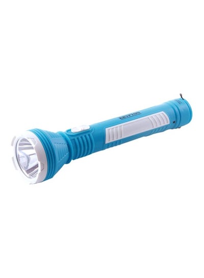 Buy Rechargeable Led Flash Light For Camping Hiking Trekking Outdoor Blue in UAE