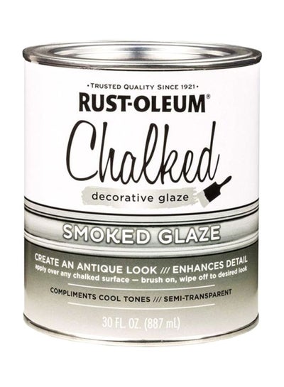 Buy Chalked Decorative Paint Semi-Transparent Smoked 887ml in UAE