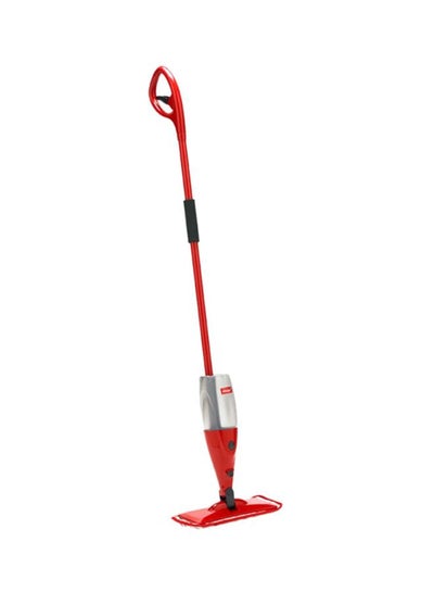 Buy Promist Microfiber Stretchable Plastic Floor Wiper Mop With Spray Red 42inch in Saudi Arabia