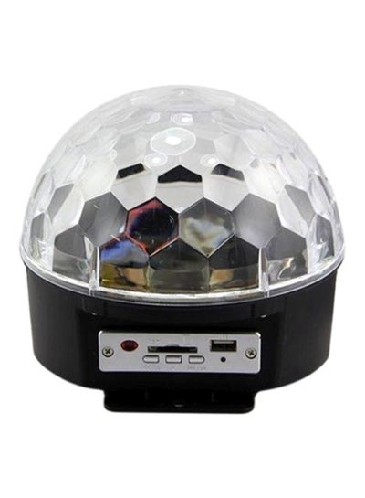 Buy LED Music Ball Light With Remote Black/Clear 8x19cm in UAE