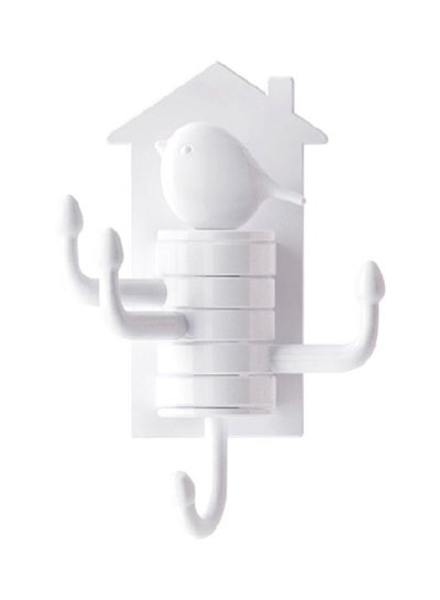 Buy Bird Shape Suction Wall Hook White in Saudi Arabia