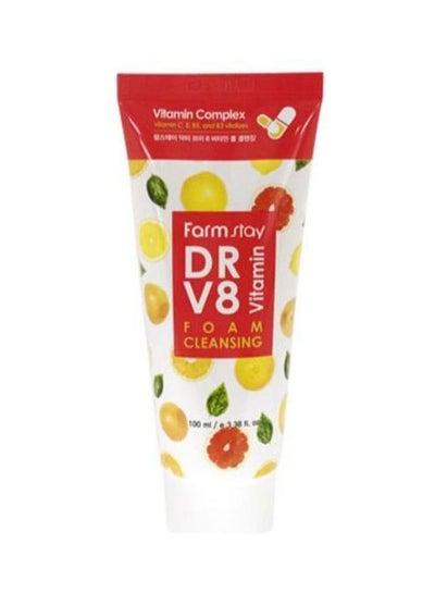 Buy Dr-V8 Vitamin Cleansing Foam Multicolour 100ml in Egypt