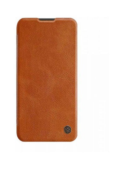 Buy Qin Leather Case For Huawei P40 Lite Brown in Egypt