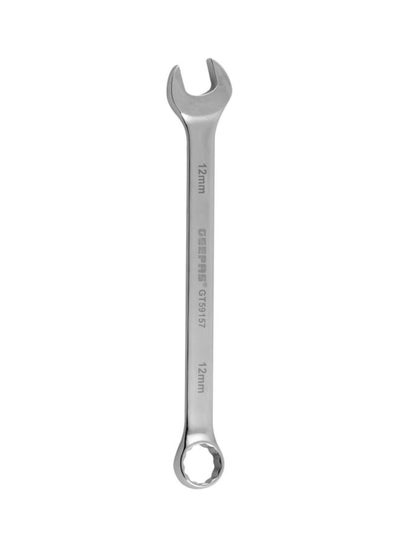 Buy 12mm Combination Spanner - Open and Box End Spanner Wrench | Chrome Vanadium Spanner Wrenches Repair Tools | Ideal for Bike, Bicycle, Electric Vehicle, Automobile maintenance & More Silver in UAE