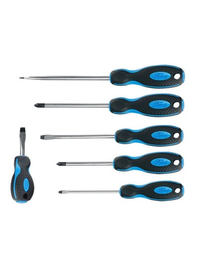 Buy 7-Piece Screwdriver Set Blue/Black/Silver in Saudi Arabia