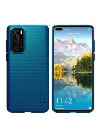 Buy Super Frosted Shield For  Huawei P40 Peacock Blue in Egypt