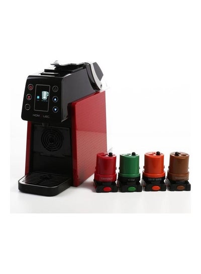 Buy Capsule Coffee Machine 1400.0 W HC18CFM-2 Black/Red in Saudi Arabia