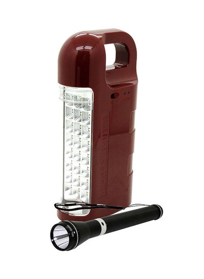 Buy Rechargeable LED Emergency Light SEL-3366 Red/Black in UAE