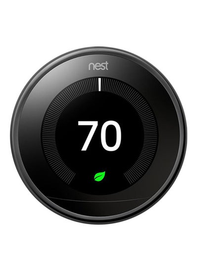 Buy 3rd Generation Learning Thermostat Mirror Black 3.3x1.2inch in UAE