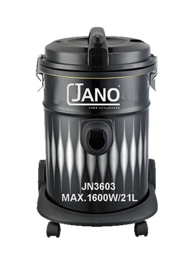 Buy Electric Vacuum Cleaner Size: 18 Liter 1600 Watts 21.0 L 1600.0 W JN3603 Black in Saudi Arabia