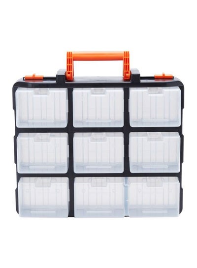 Buy 16-Drawers Double Sided Organizer TTX-320602 Clear/black/orange 34x13x31cm in UAE