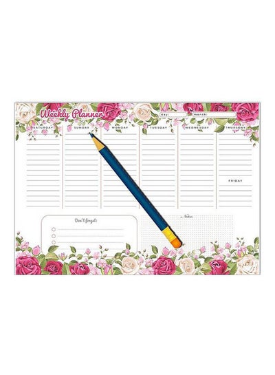 Buy To Do Weekly Planner - A4 - 52 Sheets Multicolour in Egypt