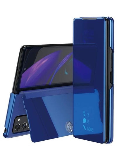 Buy Protective Case Cover For Samsung Galaxy Z Fold 2 Blue in Saudi Arabia